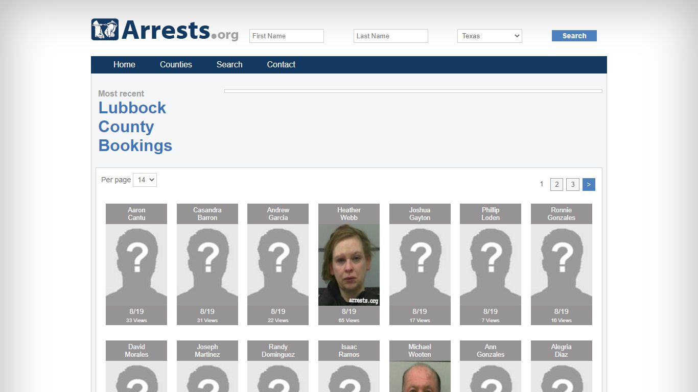 Lubbock County Arrests and Inmate Search